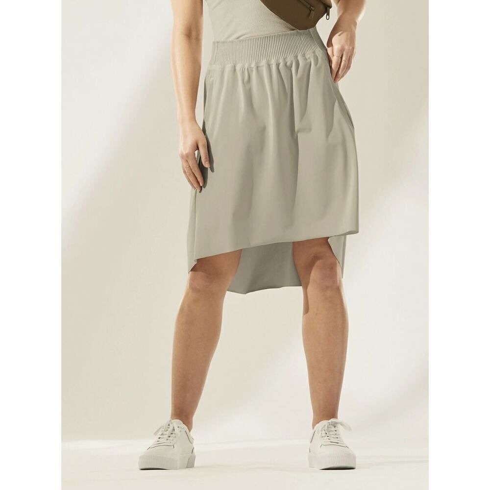Athleta Cosmic Skirt Beige - Size: Large